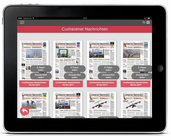ePaper App Cuxhavener Nachrichten