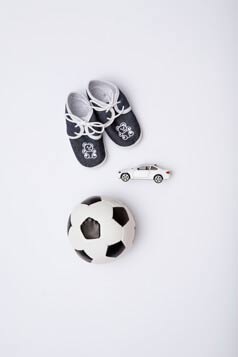 Fußball- und Auto-Fan